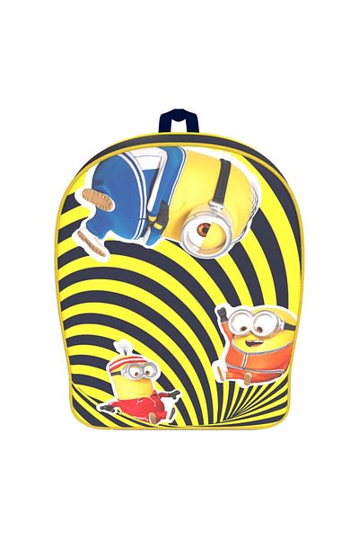 Minions Ghiozdan copii Minions Cyp Brands, design 3D, 30 x 24 x 10 cm