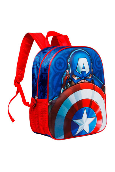 Marvel Children's backpack Marvel Avengers - Captain America 3D 27 x 31 x 11 cm
