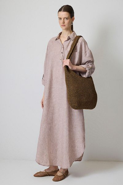 Touché Privé Wide Strap Straw Bag