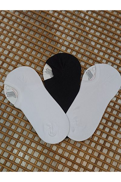 Rocks For Seamless Toe 3 Pairs Combed Heel Printed Sneaker Men's Socks