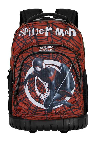 SPIDERMAN Spiderman Blackspider Trolley Backpack, 47 x 32 x 27 cm