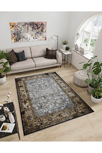 Dijidekor Shine M(14) Gri Fringeless cu bază anti-alunecare Digital cu imprim...