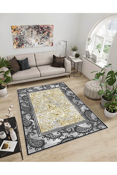 Dijidekor Shine M(32) Gri Fringeless cu bază anti-alunecare Digital cu imprim...