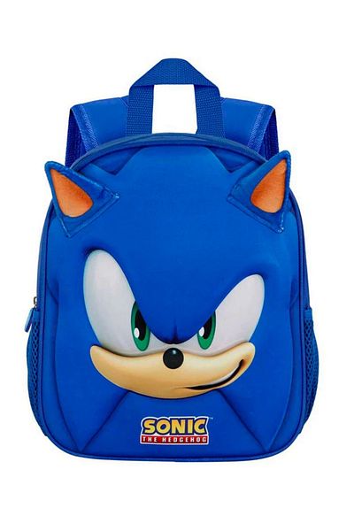 Sonic Ghiozdan gradinita 3D Face Sonic the Hedgehog 31 x 26 x 11 cm