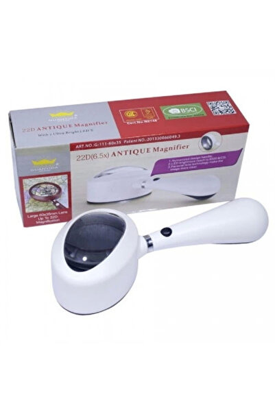 Belle Fusion Işıklı 60x35 El Büyüteç