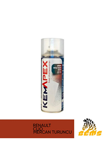 KEMAPEX Renault Clio Mercan Turuncusu Rötüş Sprey Boya 400Ml