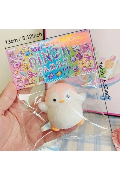 Event By Architect Pink Penguin Tan Squishy, Tan Sukushi, Stress Toy