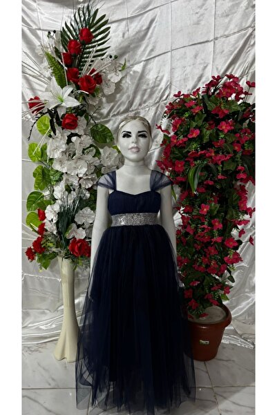 ay yılmaz Kız Çocuk Abiye Gümüş Belli