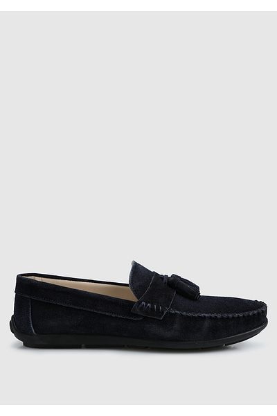 Provoq Δερμάτινα ανδρικά παπούτσια Navy Blue