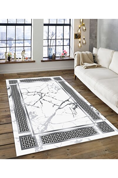 Dijidekor Shine M(130) Λευκό Χωρίς Κρόσσια Αντιολισθητική Βάση Ψηφιακό με τύπ...