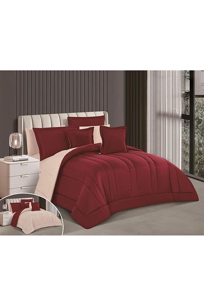 Red Rose Royal hotel comforter set to add beauty to your room decor, made of microfiber, size 240*260 cm
