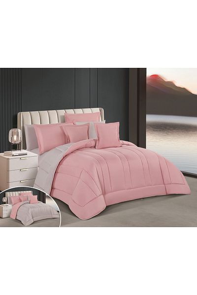 Red Rose Double bed sheet with a plain design, double sides, to give you a comfortable sleep, size 240*260 cm