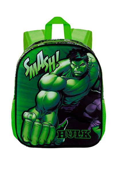 Hulk Ghiozdan gradinita 3D Hulk Superhuman 31 x 26 x 11 cm