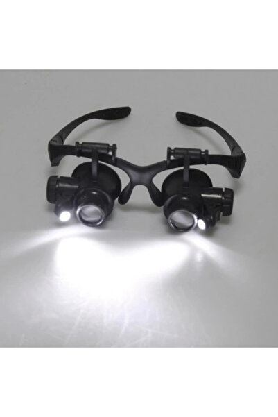 Belle Fusion Gözlük Modeli 10x 15x 20x 25x Lens,2led Işıklı,büyüteç