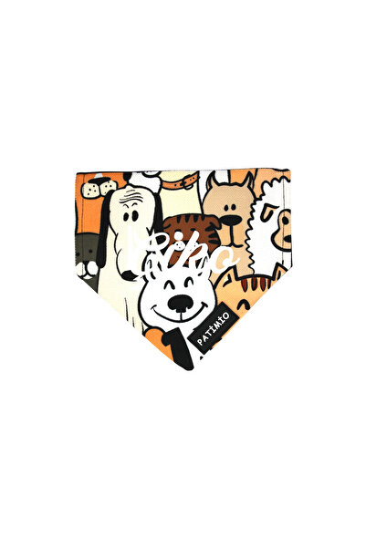 PATİMİO Isme Özel Kedi Ve Köpek Happy Dogs Tasma Fular Bandana