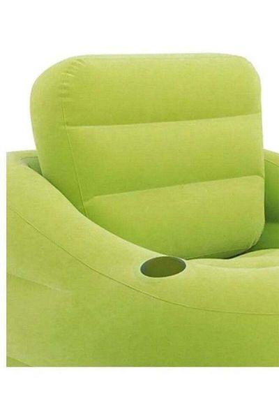 Cady One Outdoor Accent Chair With Cup Holder Green 107x97x71cm