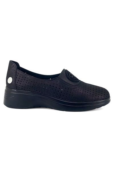 Mammamia 7220 25YA Pantofi casual pentru femei Lurex negru