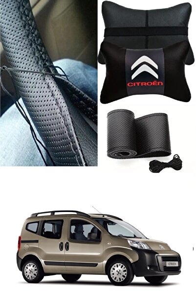 AYAZGRUP Set Citroën Nemo Auto pentru gât și husă pentru volan Ultra Luxury