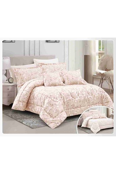Red Rose مفرش نفرين ملكي فخم بتصميم مشجر حصري والوان جذابة تناسب ديكور غرفتك مقاس 240*260سم