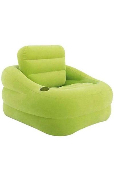 Cady One Outdoor Accent Chair With Cup Holder Green 107x97x71cm