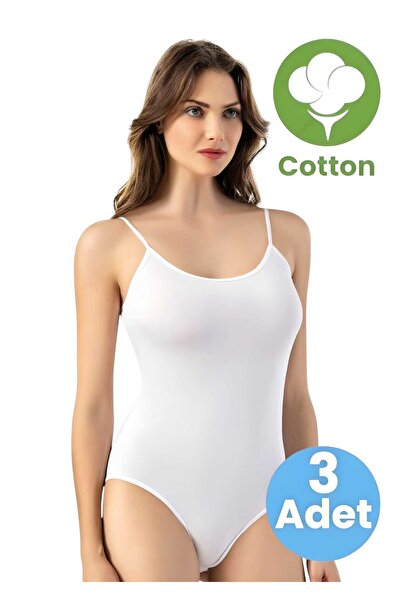 Tezzgelsin Жіночий боді з трьома бретельками та застібками