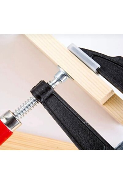 abnturk 10cm Marangoz F Kelepçesi Işkence Yüksek MuKavemetli Ahşap Mobilya Sıkma Sıkıştırma mengenesi