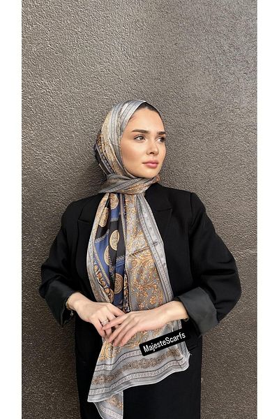 Webinay Home Retro Shawl Ethnic Pattern New Season Woven Silk Voile Shawl