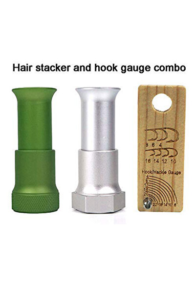 Choice مجموعة أدوات ربط الذباب من أفينتيك مع أداة قياس حجم الخطاف الخشبي، مصن...