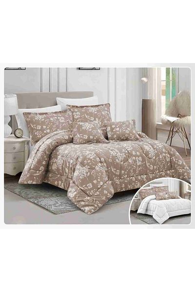 Red Rose Luxurious royal double bedspread with an exclusive floral design and attractive colors to suit your room decor, size 240*260 cm