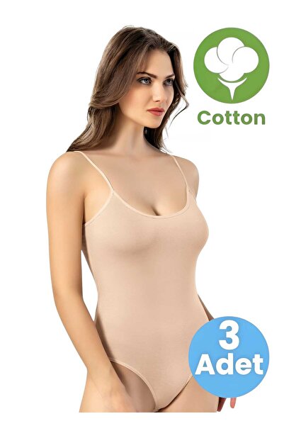 Tezzgelsin Жіночий боді з трьома бретельками та застібками