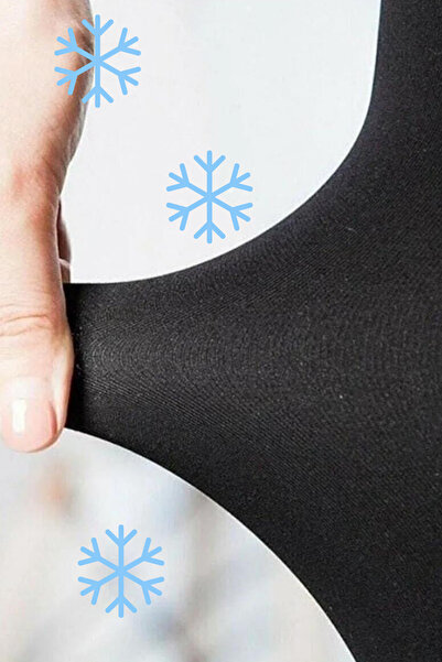 mrmpro Γυναικείο μαύρο θερμικό καλσόν – με βελούδινο φλις εσωτερικά, ριγέ, χειμερινό, ζεστό και άνετο