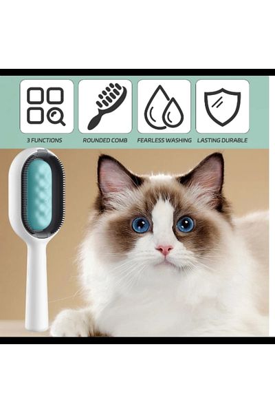 Ellesill Hair Collection Comb - Cat Dog Grooming and Anti-Shedding Brush - Petgroom