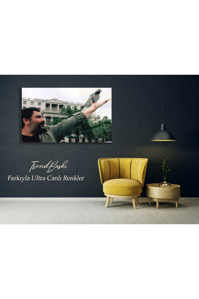 seZZeon Ahmet Kaya 4mm Kırılmaz Temperli Yüksek Çözünürlüklü Cam Tablo