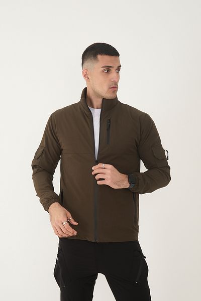 Camp Scoutland Camp490 Outdoor Tactical Multi-Pocket Water Repellent Ανδρικό εποχιακό παλτό Tactical Lycra Khaki