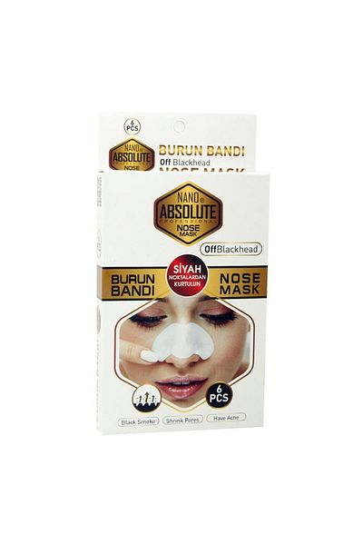 Nano Absolute Blackhead Remover Nasal Strips 6 Pcs