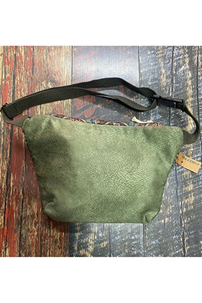 Street Bag Ethnic Authentic Bohemian Daily Travel Waist Bag Medium Size Multi-Pocket Water Resistant