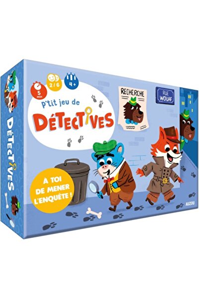 Auzou Joc educativ cu detectivi, , Detectivi, 4 ani