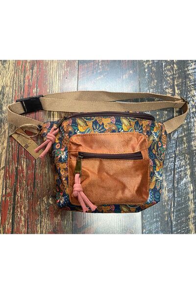 Street Bag Ethnic Authentic Bohemian Daily Travel Waist Bag Medium Size Multi...