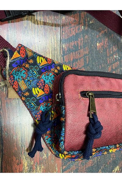 Street Bag Ethnic Authentic Bohemian Daily Travel Waist Bag Multi-Pocket Water Resistant