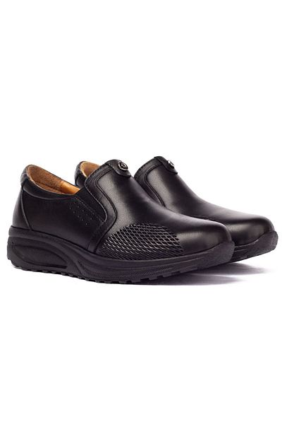 Barmea Women's Clothing No: 880 Black Daily Walking Shoes