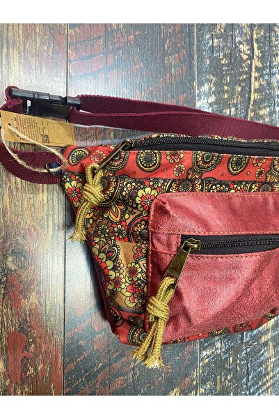 Street Bag Ethnic Authentic Bohemian Daily Travel Waist Bag Medium Size Multi-Pocket Water Resistant