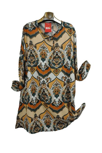 elma abone Copy - Large Size Viscosa Lace Tunic