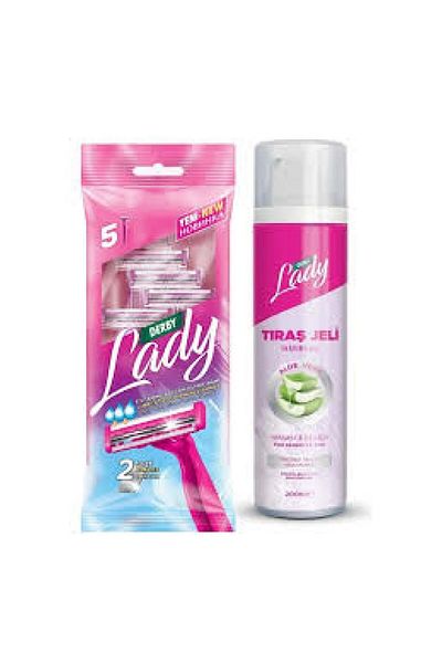 Derby Lady Permatik Sachet 5 Li Shaving Gel Advantage Package