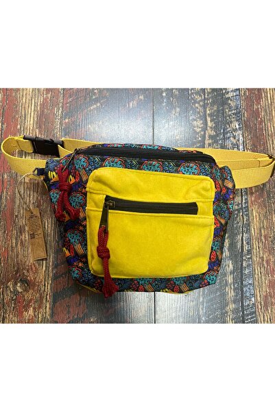 Street Bag Ethnic Authentic Bohemian Daily Travel Waist Bag Medium Size Multi-Pocket Water Resistant