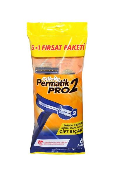 Gillette Permatik Pro2 Disposable Razor 5 1 Piece Opportunity Package