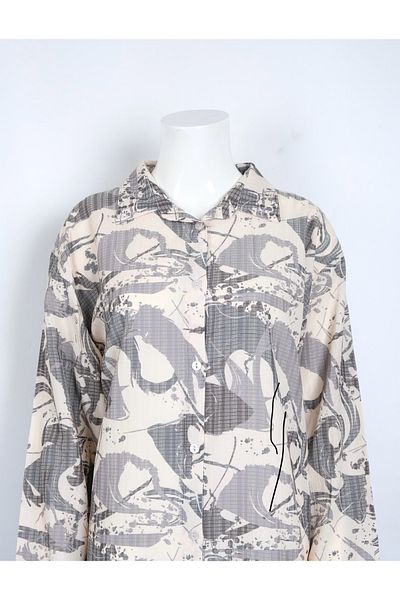MUSTÜN Long Length Woven Shirt