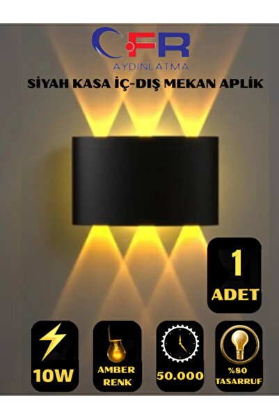 CFR LED AYDINLATMA Dekoratif Çift Yönlü 10W Duvar Aydınlatma Haiti Desenli Du...