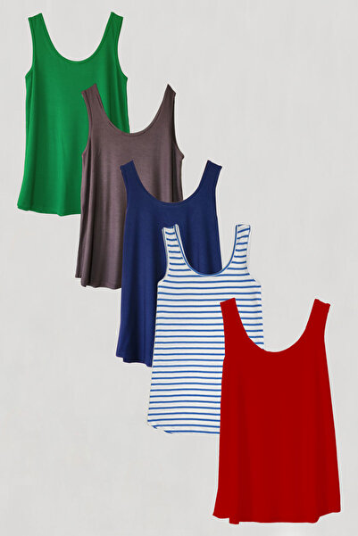 EFFE 5 шт Блузка на бретельках з бавовняного начісування Suprem