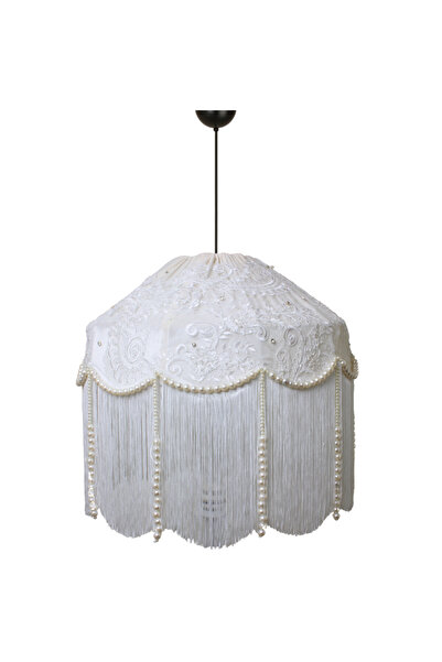 Dekovien Organizasyon ve Yazlık Avize Model Kumaş Kaplama Klasik ORG13