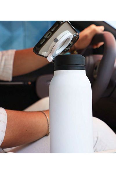 Botella Insulated Water Bottle Pro - Leakproof Stainless Steel, Sports & Travel, 900ml, White